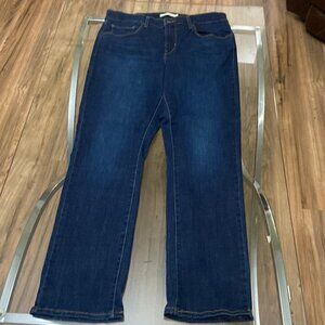 Levi's Women's Straight Leg Jeans Size 12 Cobalt Haze